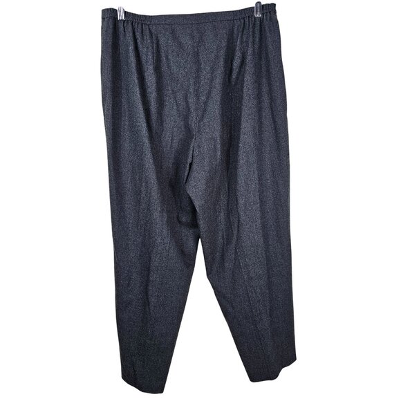 Talbots Classic Fit Wool Gray Dress Pants 16W Petite Neutral Quiet Luxury Office - Picture 2 of 11